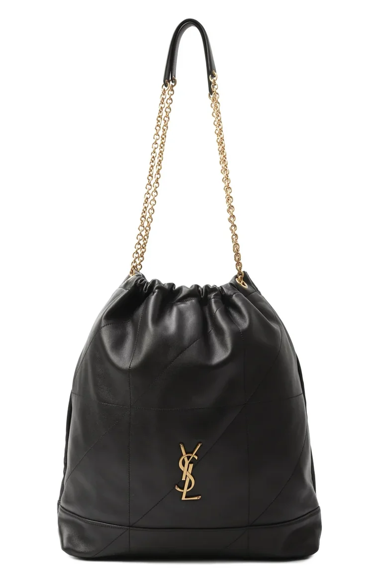 Saint Laurent · черная кожаная сумка